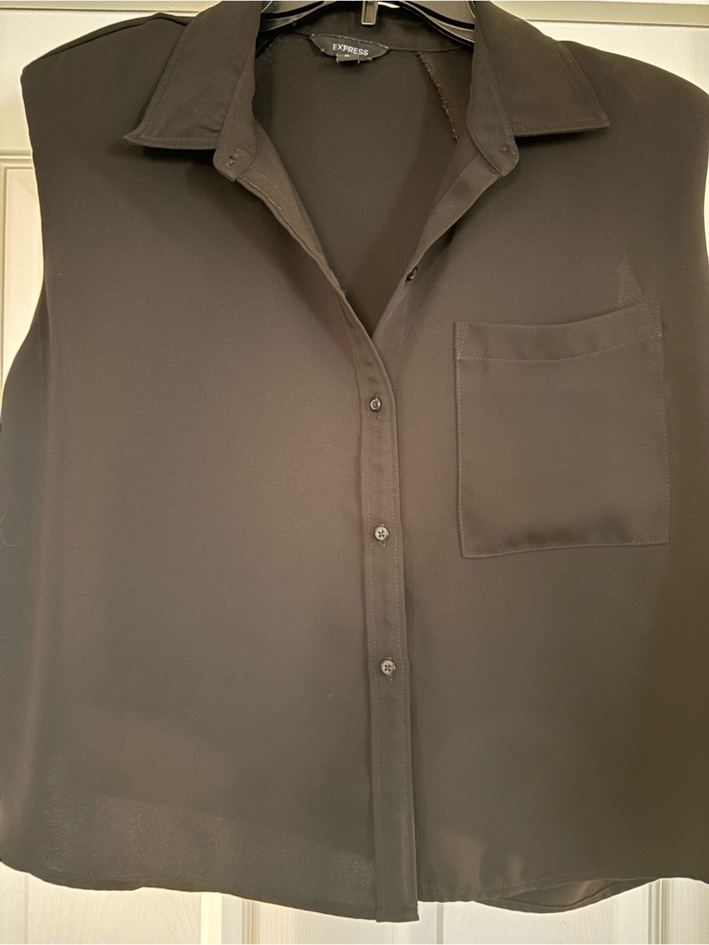 Express blouse thick shoulder pads XL